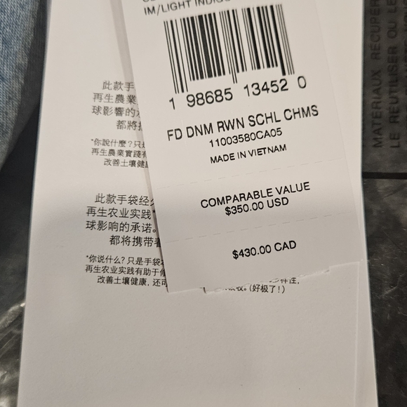 BNWT COACH DENIUM MED ROWAN - Picture 7 of 10